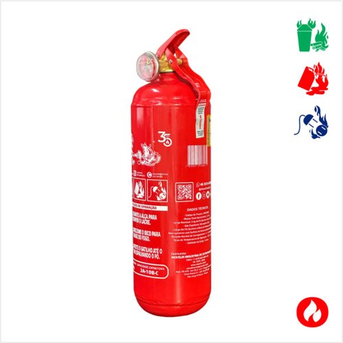Extintor Veicular Mocelin 2kg ABC 2A-10B-C