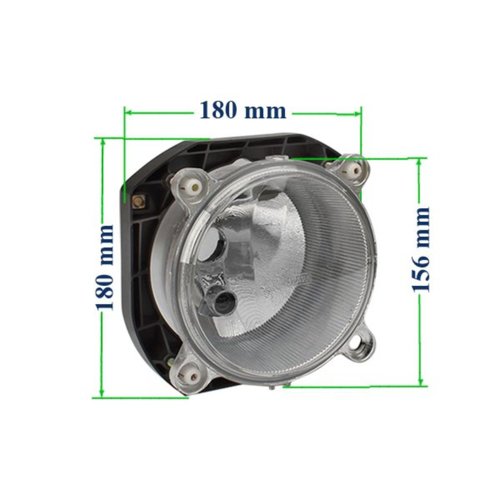 Farol Alto C/Meia Luz Nino H7 Lado Direito para Ford Cargo
