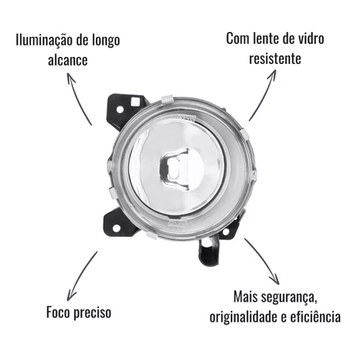 Farol Auxiliar Nino Lado Esquerdo H1 Interno Scania Série 5