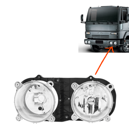 Farol Duplo Nino Horizontal H7/H7 Ford Cargo LE