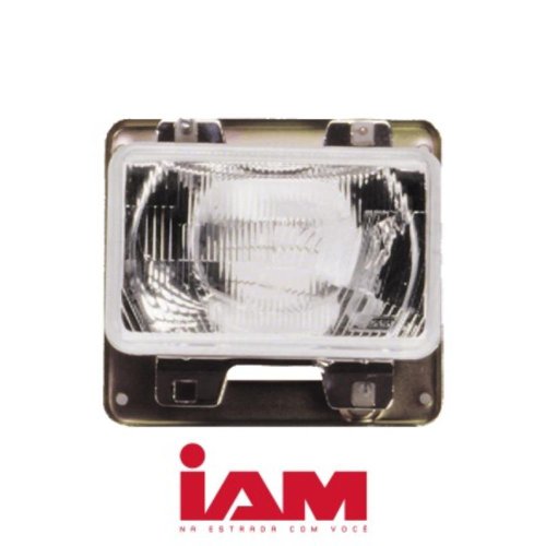 Farol IAM S/Moldura C/Vigia H4 Mercedes-Benz Bic 93