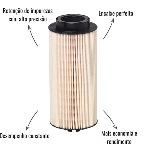 Filtro Combustível Hengst E422KP04 D322 MAN TGX Meteor