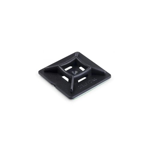 Fixador Auto Adesivo Frontec Dupla Face Preto 28x28mm 50 Uni