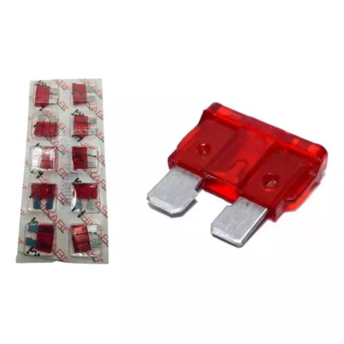 Fusível Hikari 10A Vermelho Lâmina 200 unidades