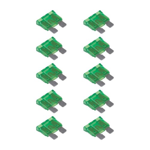 Fusível Hikari 30A Verde - 10 unidades