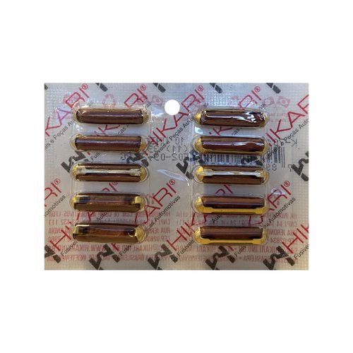 Fusível Hikari Louça 15A Marrom H-7015 10 Unidades