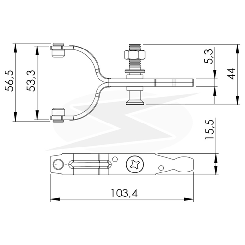 Garfo para Motor de Partida Case CBT Chevrolet Ford Iveco MB