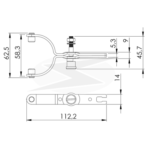 Garfo para Motor de Partida Case Chevrolet Ford Volkswagen