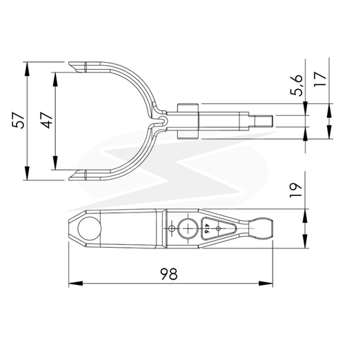 Garfo para Motor de Partida Ford Iveco MB Scania Fiat EV