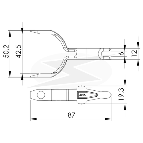 Garfo para Motor de Partida Ford Jaguar Mazda Volvo PMGR