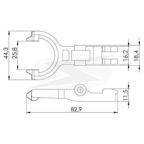 Garfo para Motor de Partida Hyundai Audi Citroen Fiat MB D7R