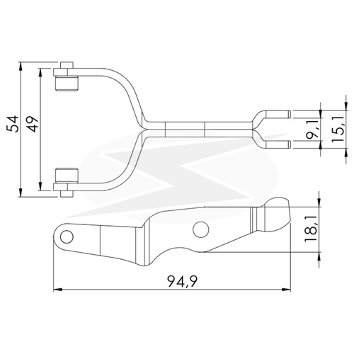 Garfo para Motor de Partida Mercedes Benz Ford Case 29MT