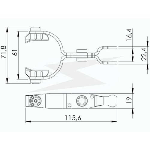 Garfo para Motor de Partida Unifap 4.428 JE Scania Série 4