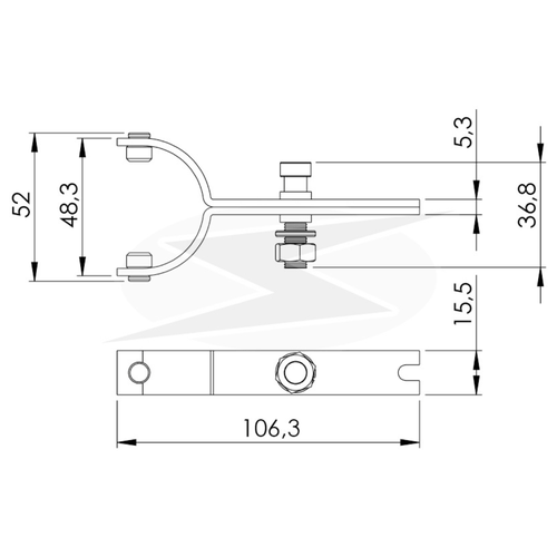 Garfo para Motor de Partida Unifap Fiat Case Mercedes Benz