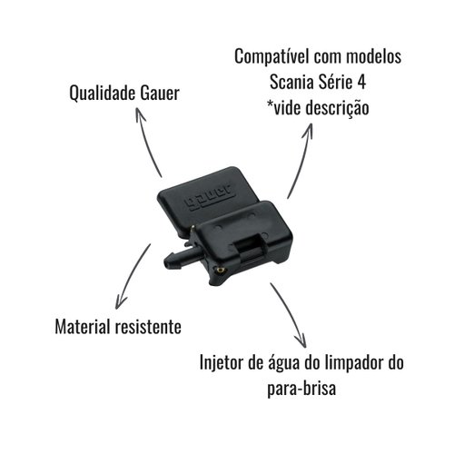 Injetor Brucutu Esguicho Gauer Scania Série 4