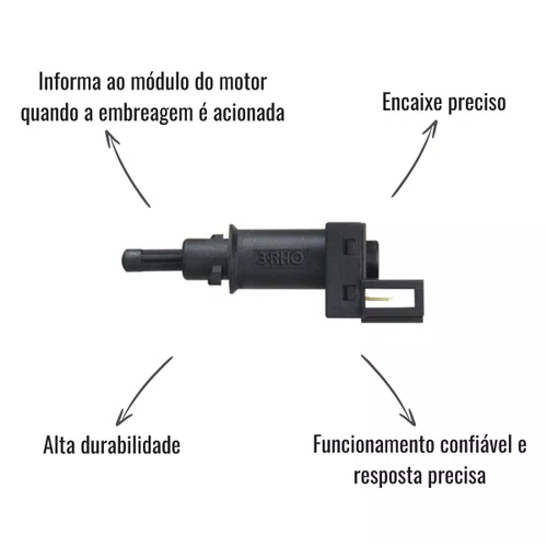 Interruptor Embreagem 3RHO 408 Fox Polo Golf Jetta Up!