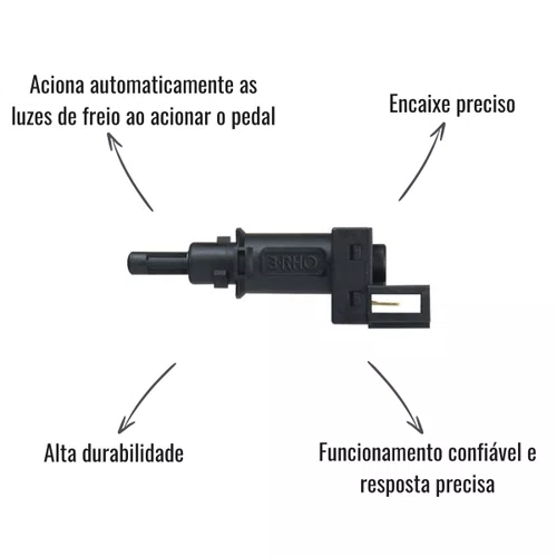 Interruptor Luz de Freio 3RHO 367 Gol Golf Fox Saveiro Up!