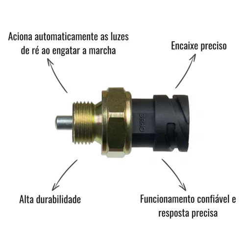 Interruptor Luz de Ré 3RHO 44104 Scania Série 4 Volvo FH FM