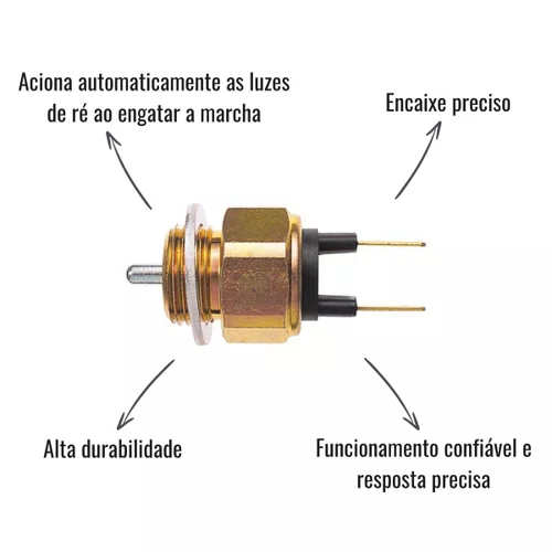 Interruptor Luz de Ré 3RHO 4422 Gol Parati Voyage Saveiro