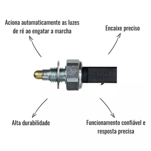 Interruptor Luz de Ré 3RHO 4428 Voyage Saveiro Parati Polo