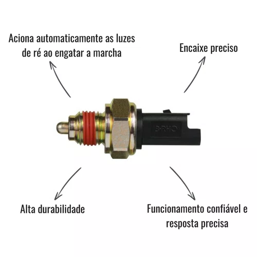 Interruptor Luz de Ré 3RHO 4443 C4 Picasso 206 3008 Berlingo