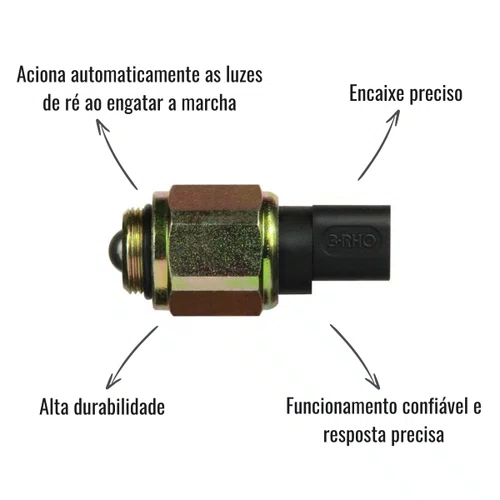 Interruptor Luz de Ré 3RHO 4453 Ford Focus 2.0 Mondeo