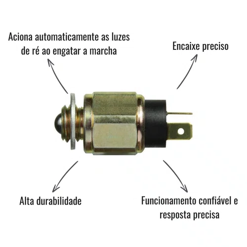 Interruptor Luz de Ré 3RHO 4466 Blazer Chevette Opala S10