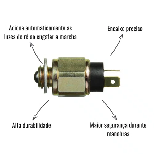 Interruptor Luz de Ré 3RHO 4467 Volkswagen Caminhões Ônibus