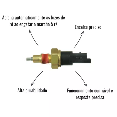 Interruptor Luz de Ré 3RHO 4476 Duster Logan Sandero Oroch
