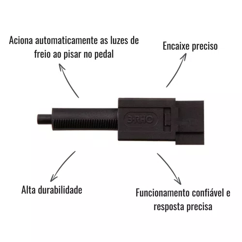 Interruptor Luz Freio 3RHO 413 Ecosport Frontier Tiida Versa