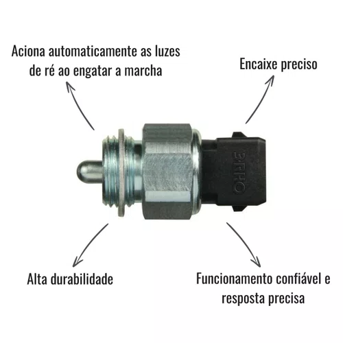 Interruptor Luz Ré 3RHO 4460 Gol Parati G4 Constellation