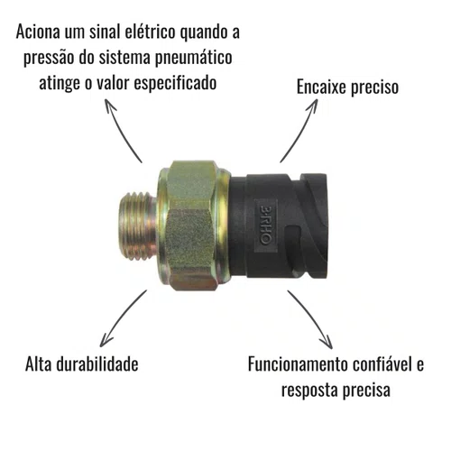 Interruptor Pneumático 3RHO 5582 Volvo Caminhões Ônibus