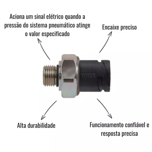 Interruptor Pneumático 3RHO 5598 Volvo VM