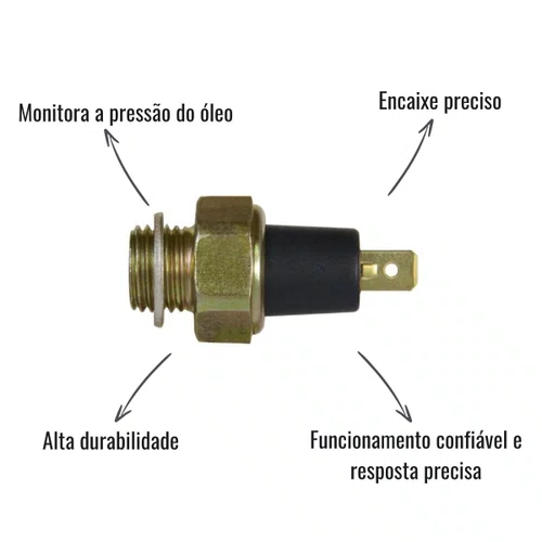Interruptor Pressão Óleo 3RHO 3345 Fiat 147 Uno Elba Prêmio