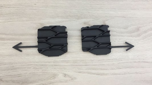 Jogo de Tampas Grade Inferior BL Fibras para Volvo FH