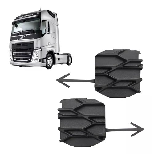Jogo de Tampas Grade Inferior BL Fibras para Volvo FH