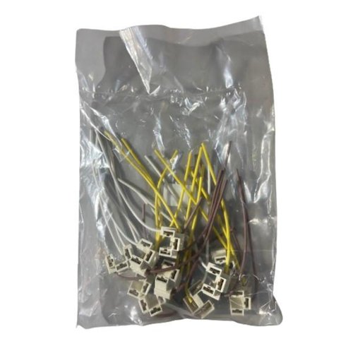 Kit Chicote Soquete Rainha das Sete Lâmpada H4 10 Unid