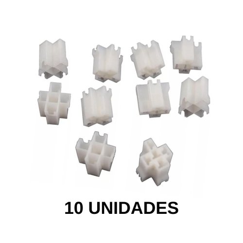 Kit Conectores Rainha das Sete 5 Vias Fêmea 10 Unidades