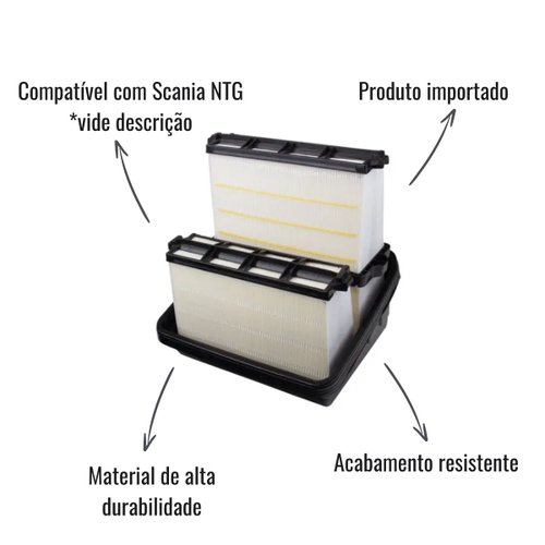 Kit de Filtros de Ar Scania NTG 2019 Em Diante
