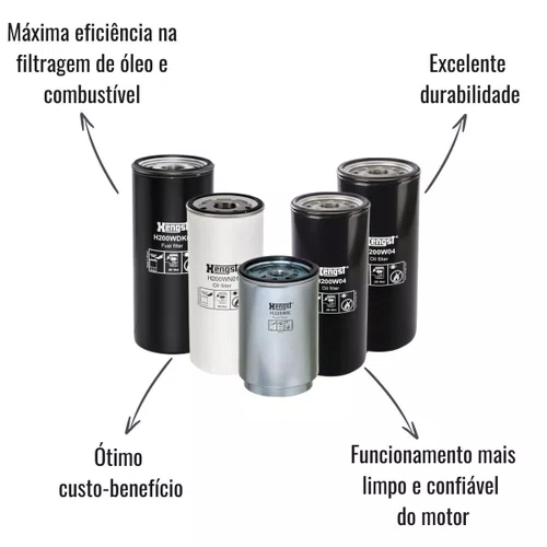 Kit de Filtros Hengst para Volvo FH 2007 a 2015
