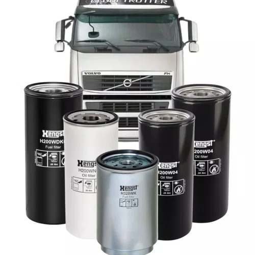 Kit de Filtros Hengst para Volvo FH 2010 a 2015 Clássico V3
