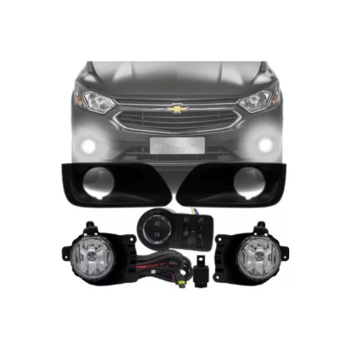 Kit Farol De Milha Tiger para Joy/Joy Plus/Onix/New Prisma - 2017/2022