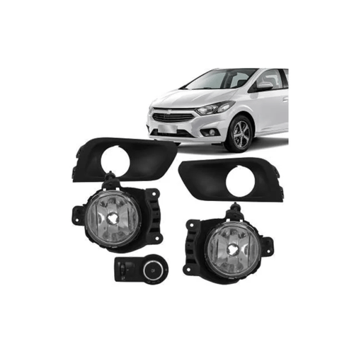 Kit Farol De Milha Tiger para Joy/Joy Plus/Onix/New Prisma - 2017/2022
