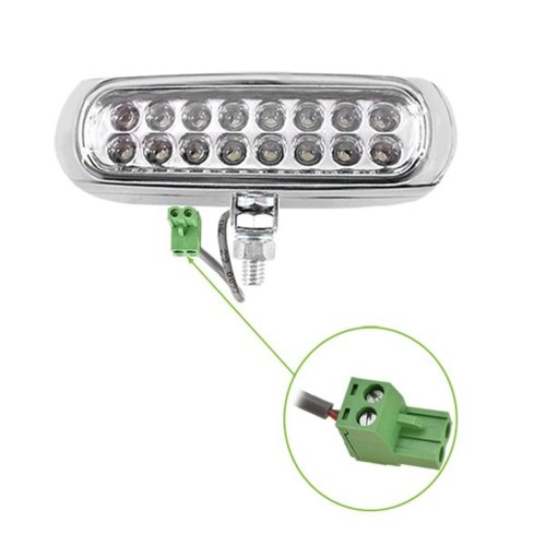 Kit Farol LED Slim Autopoli Bivolt 3,2W Universal Cromado
