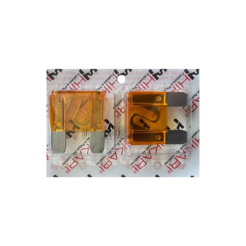 Kit Fusível Maxi Hikari H-3040 40A Laranja 2 Unidades