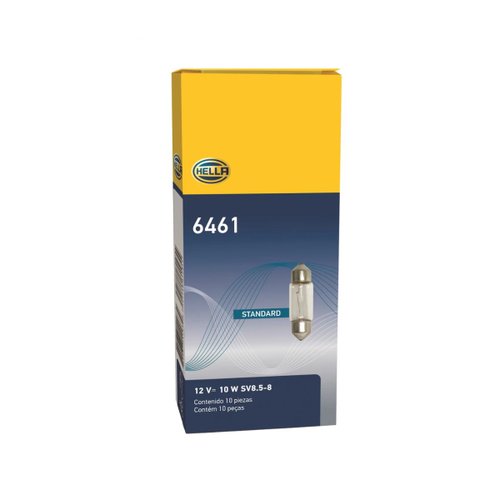 Kit Lâmpada Hella Torpedo 12V 10W T3,25 SV8,5-8