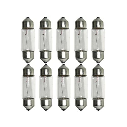 Kit Lâmpadas Hella Torpedo 12V 5W SV 8,5 C5W 10 Unidades