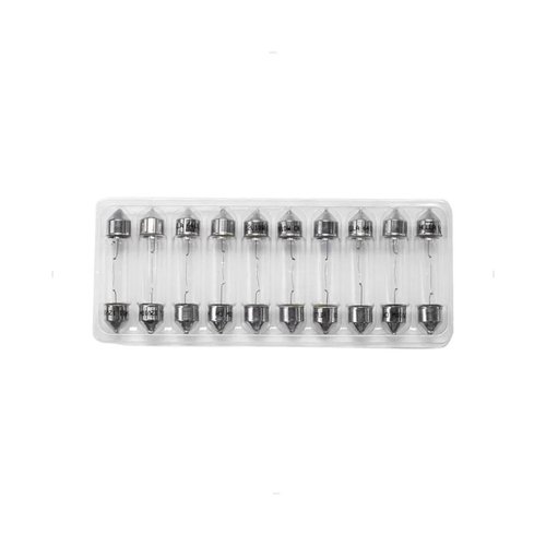 Kit Lâmpadas Torpedo Hella 12V 10W SV8,5-8 6411 10 Unidades