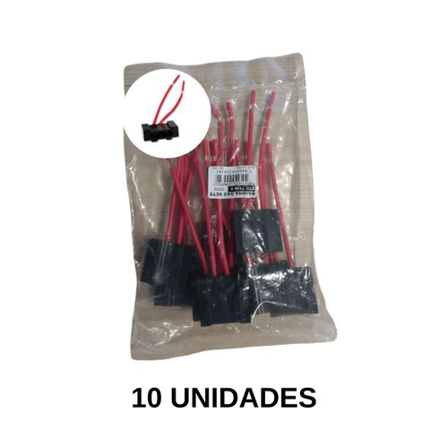 Kit Portas Fusíveis Rainha das Sete Fio 2,5MM 10 Unidades