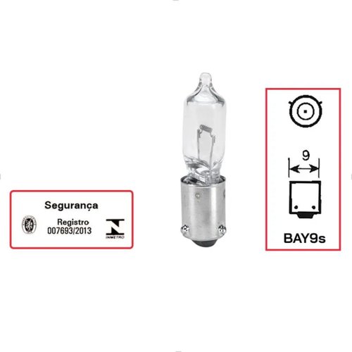 Lâmpada Halógena Hella H21W 24V BAY9s